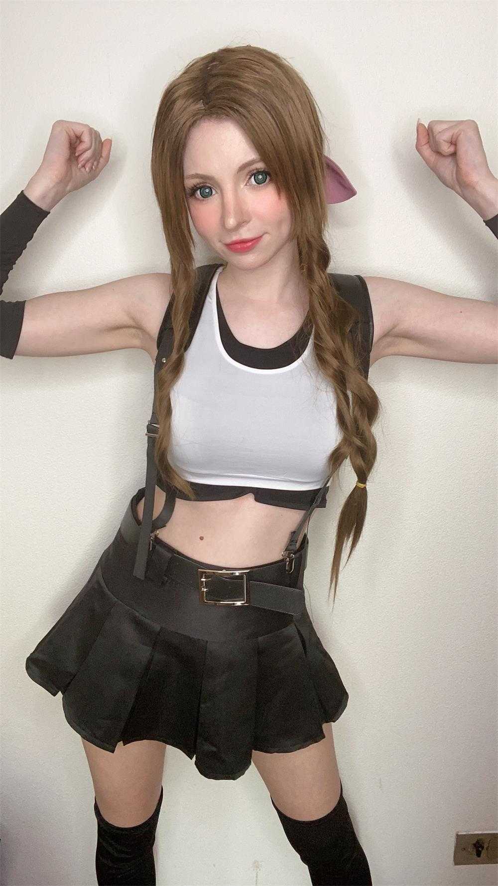 Peach milky - Aerith Tifa Swap [66P-237MB]（4）